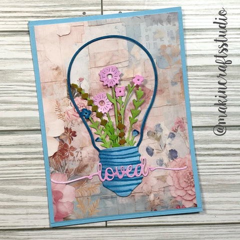 Inlovearts Flowers in Bulb Cutting Dies