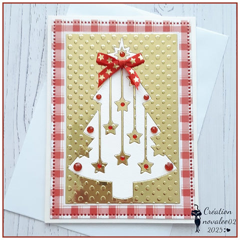 Inlovearts Christmas Tree Hanging Stars Cutting Dies