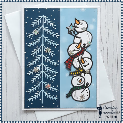 Inlovearts Snowman Hanging Star Cutting Dies