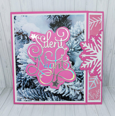 Inlovearts "Silent Night" Word Metal Cutting Dies