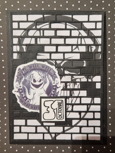 Inlovearts Brick Wall Background Board Dies