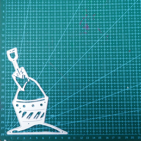 Inlovearts Shoveling Sand Cutting Dies