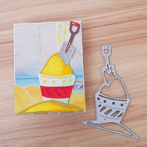 Inlovearts Shoveling Sand Cutting Dies
