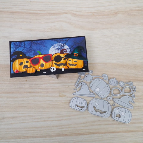Inlovearts Halloween Pumpkins Cutting Dies
