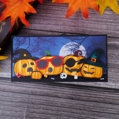 Inlovearts Halloween Pumpkins Cutting Dies