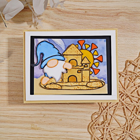 Inlovearts Sandcastle Gnome Cutting Dies