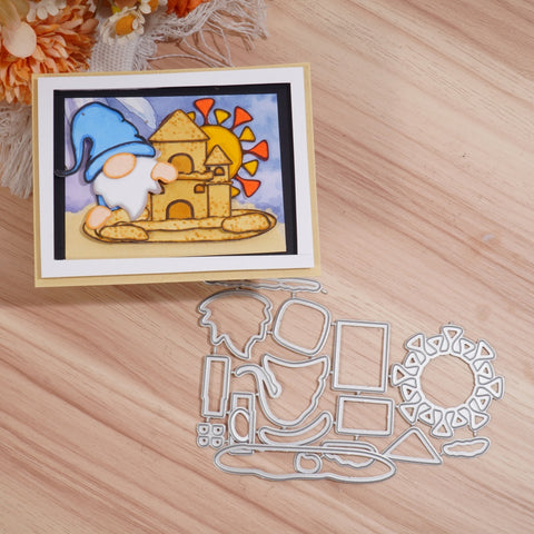 Inlovearts Sandcastle Gnome Cutting Dies
