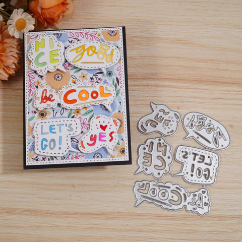Inlovearts Dialog Text Cutting Dies