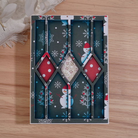 Inlovearts Diamond Background Board Cutting Dies