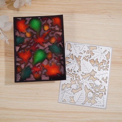 Inlovearts Leaves Background Board Cutting Dies