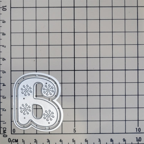 Inloveart 26 Lace Pattern Alphabets Cutting Dies