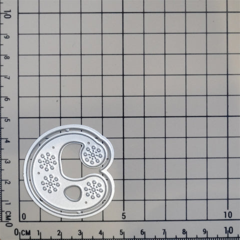 Inloveart 26 Lace Pattern Alphabets Cutting Dies
