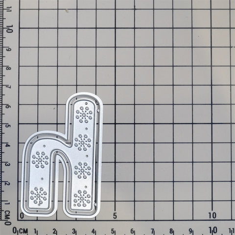 Inloveart 26 Lace Pattern Alphabets Cutting Dies