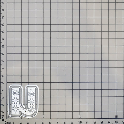 Inloveart 26 Lace Pattern Alphabets Cutting Dies