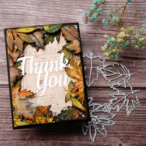 Inloveart 5pcs Leaves Cutting Dies