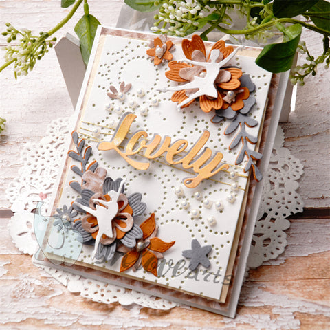 Inloveart Dotted Line Background Board Cutting Dies