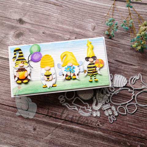 Inloveart Honey Bee Style Gnomes Cutting Dies