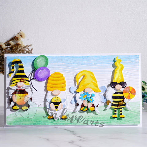 Inloveart Honey Bee Style Gnomes Cutting Dies