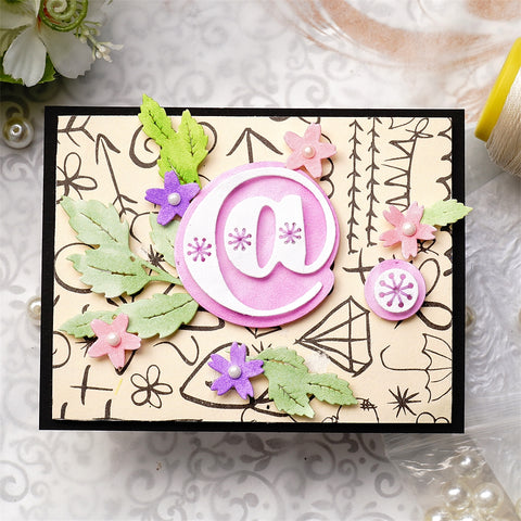 Inloveart Lace Pattern Symbol Cutting Dies
