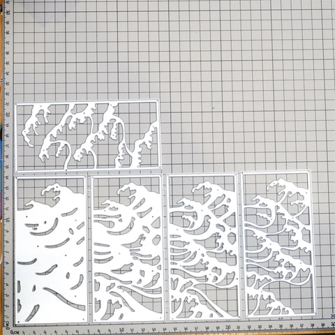 Inloveart Superimposed Background Board Cutting Dies