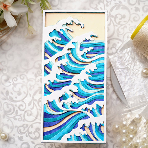 Inloveart Superimposed Background Board Cutting Dies