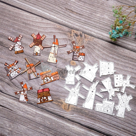 Inloveart The Windmill Cutting Dies