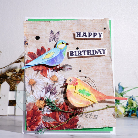 Inloveart Two Lovely Birds Cutting Dies