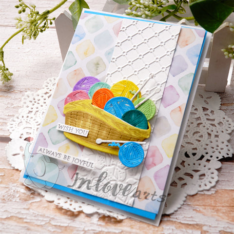 Inloveart Yarn Ball Cutting Dies