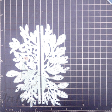 Inlovearts 2pcs Leaf Border Cutting Dies