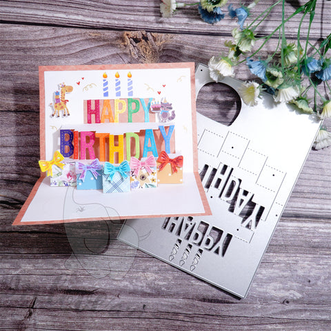 Inlovearts 3D Birthday and Gift Cutting Dies