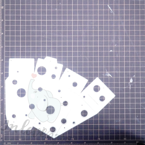 Inlovearts 3D Cheese Box Cutting Dies