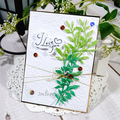 Inlovearts A Branch of Leaves Cutting Dies