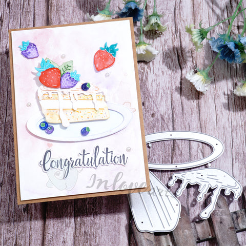 Inlovearts A Piece of Cake Cutting Dies