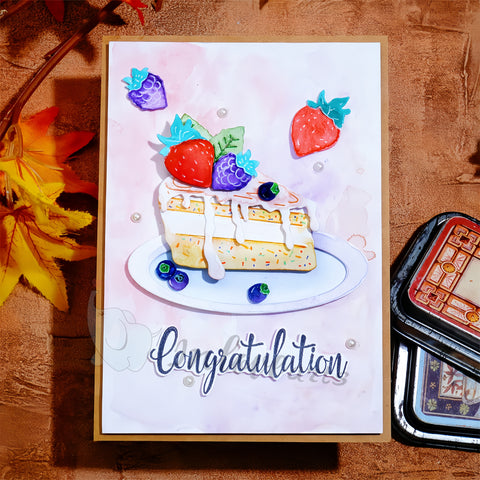 Inlovearts A Piece of Cake Cutting Dies