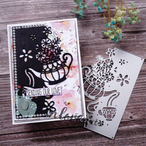 Inlovearts Afternoon Tea Border Cutting Dies