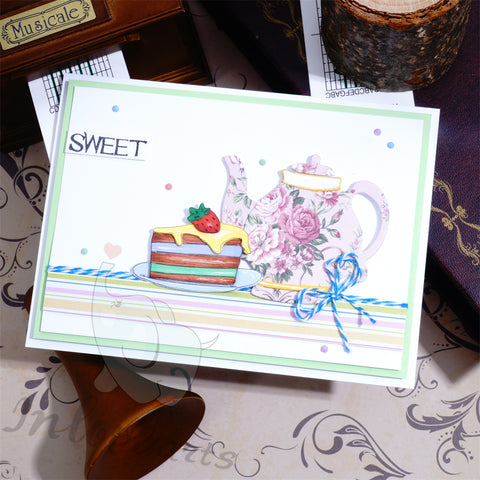 Inlovearts Afternoon Tea Set Cutting Dies