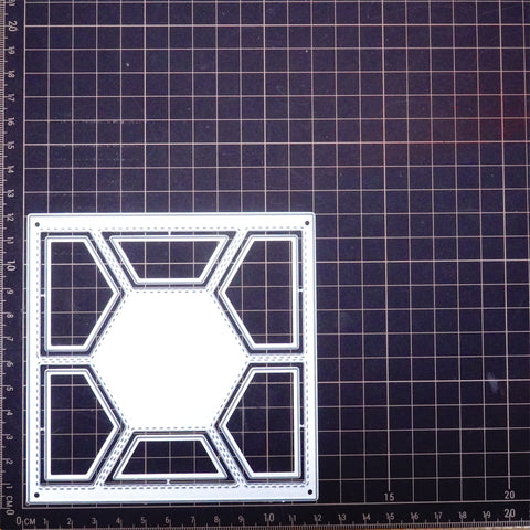 Inlovearts Album Square Background Board Cutting Dies