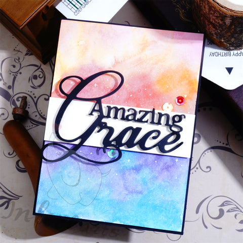 Inlovearts Amazing Grace Word Cutting Dies