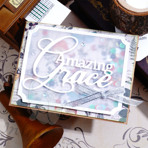 Inlovearts Amazing Grace Word Cutting Dies