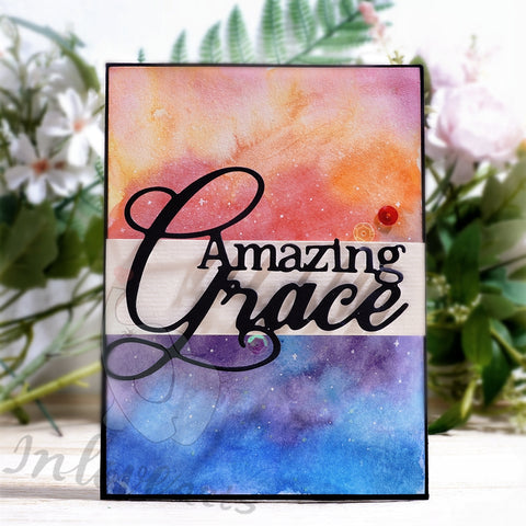 Inlovearts Amazing Grace Word Cutting Dies