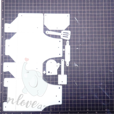 Inlovearts Apron and Kitchenware Cutting Dies