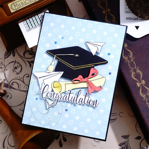 Inlovearts Bachelor's Hat Cutting Dies
