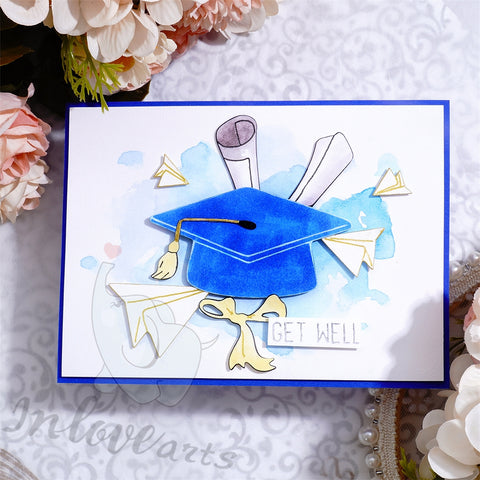 Inlovearts Bachelor's Hat Cutting Dies
