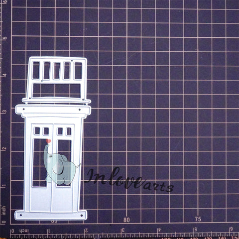 Inlovearts Balcony Door Cutting Dies