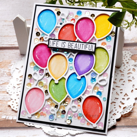 Inlovearts Balloon Border Cutting Dies