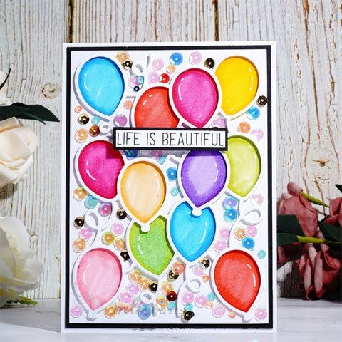 Inlovearts Balloon Border Cutting Dies