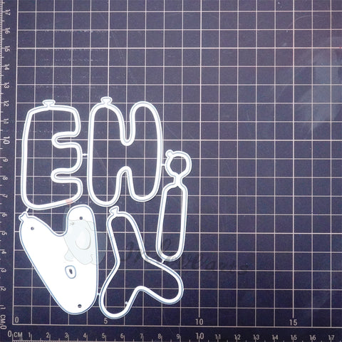 Inlovearts Balloon Pattern "YEAH!" Cutting Dies