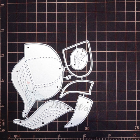 Inlovearts Baseball Hat Cutting Dies