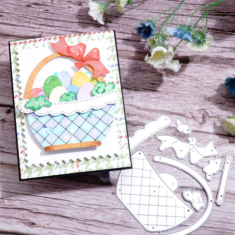 Inlovearts Basket of Eggs Cutting Dies