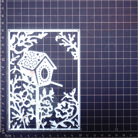 Inlovearts Bird House Rectangular Frame Cutting Dies